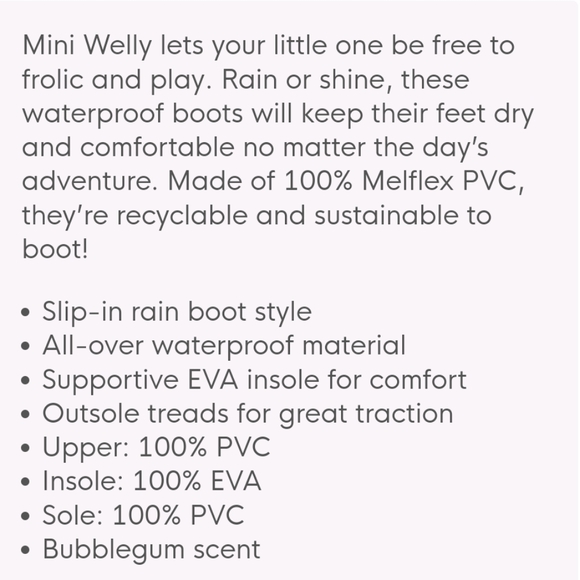 Mini Melissa Sparkle Boots with fur lining, size 5 - Picture 8 of 8